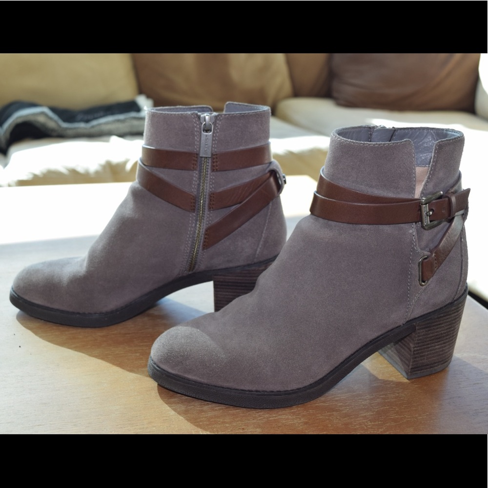 Michael Kors Suede Zip Bootie